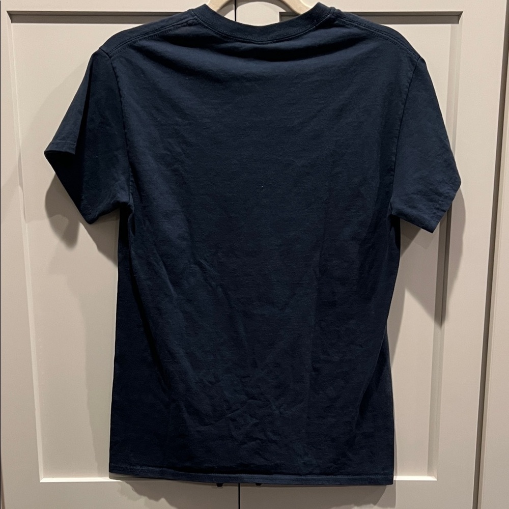 Gildan Navy Blue T-Shirt with Alien Graphic Size S - Picture 4 of 5